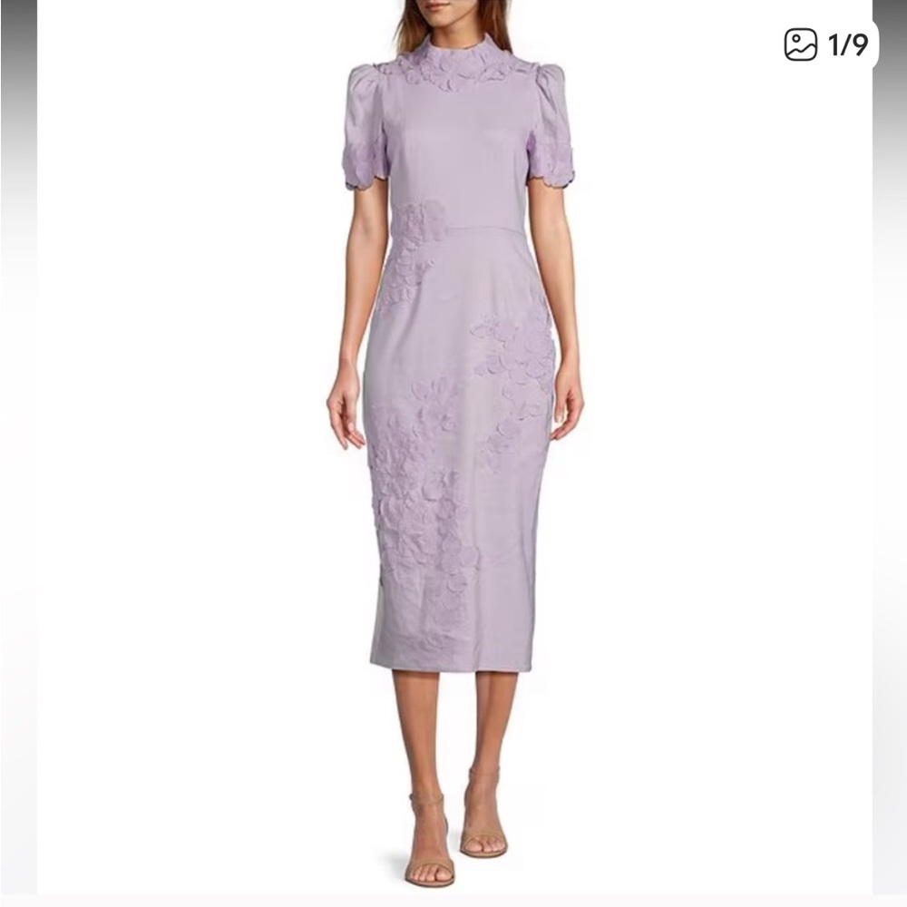 ANTONIO MELANI Lilac Midi Dress
